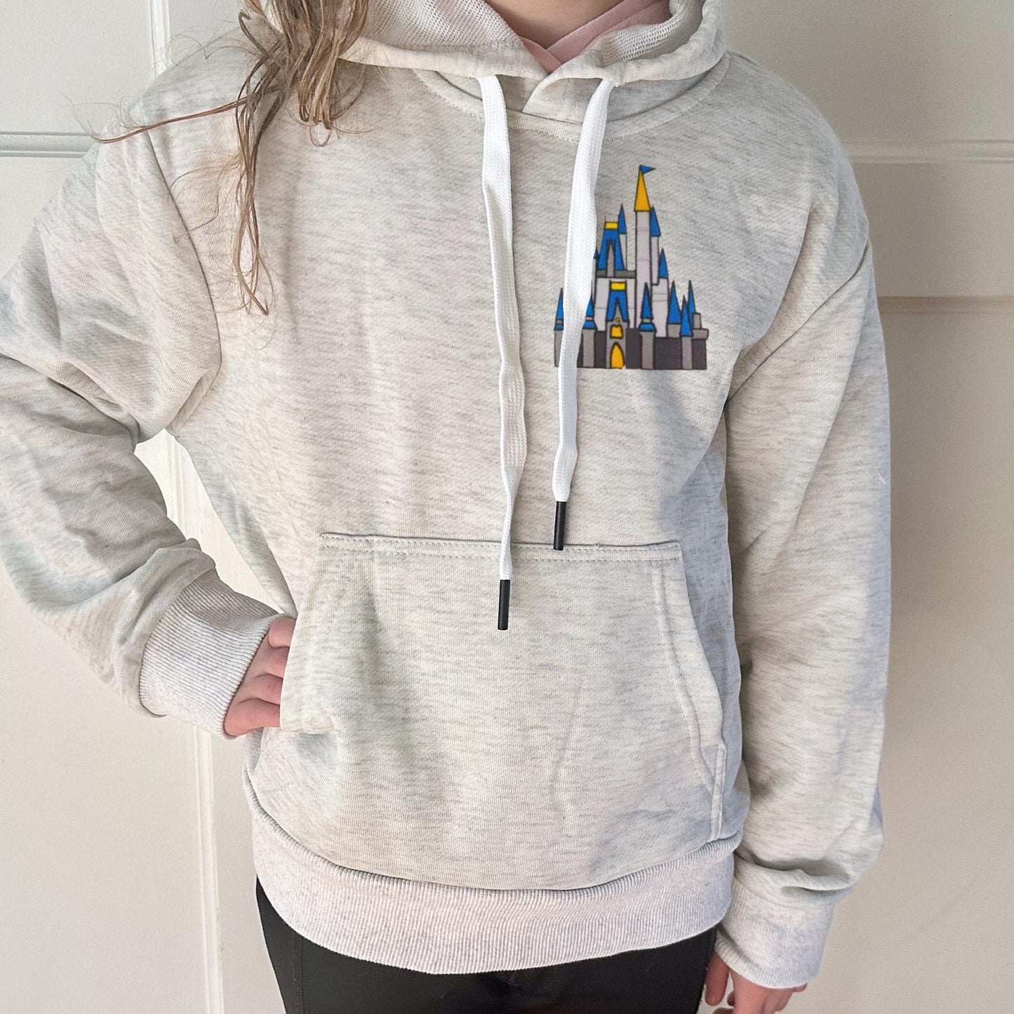 Emroidered Patch Magic KingdomCastle Hoodie, Disney Family Sweatshirts, Mickey Hoodie, Mommy Me Disney Sweatshirt,Family Disney sweatshirts