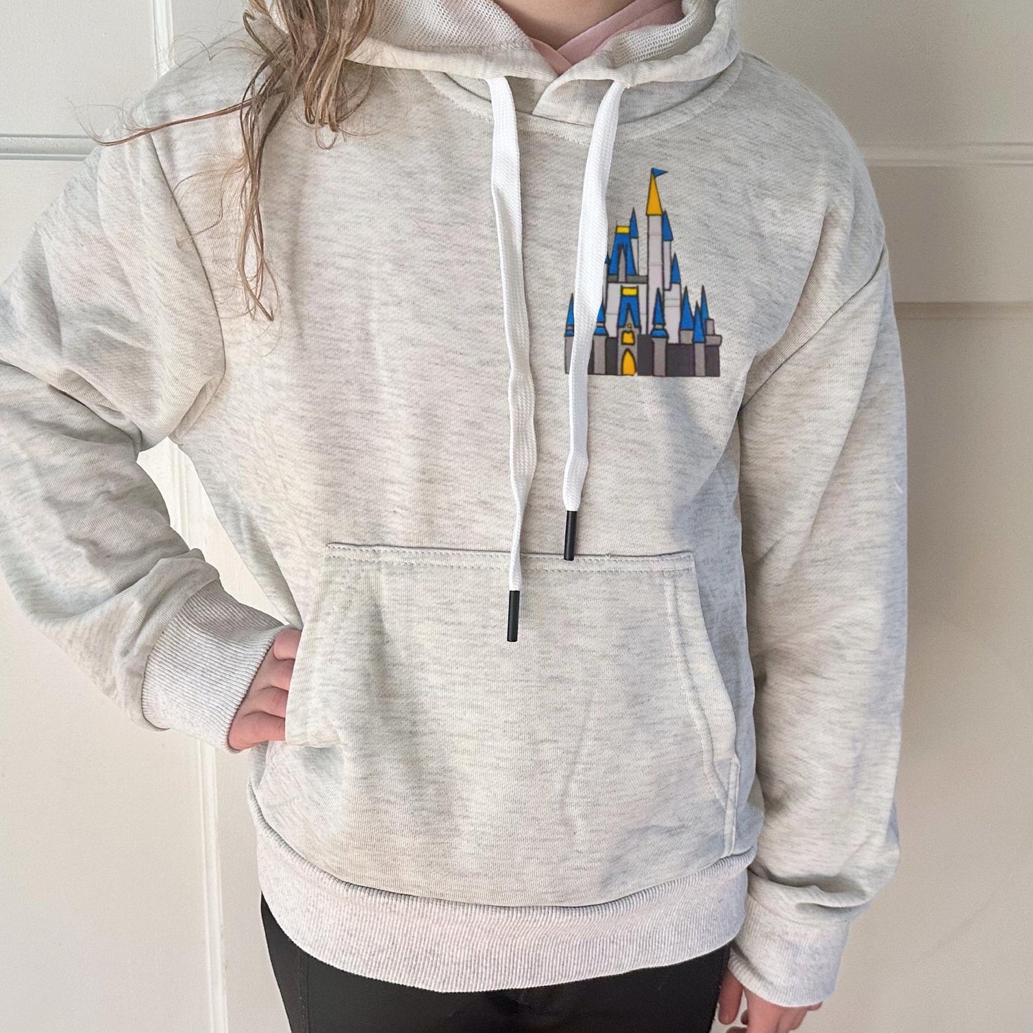 Emroidered Patch Magic KingdomCastle Hoodie, Disney Family Sweatshirts, Mickey Hoodie, Mommy Me Disney Sweatshirt,Family Disney sweatshirts