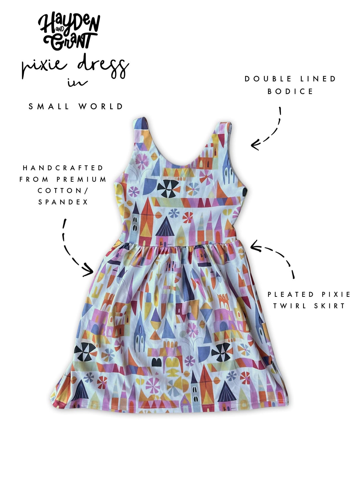 Girls Small World Dress, Kids Disney Dress, Girls Disney Dress, Girls Magic Kingdom Outfit, Disney World Dress, Disney World Dress Kids