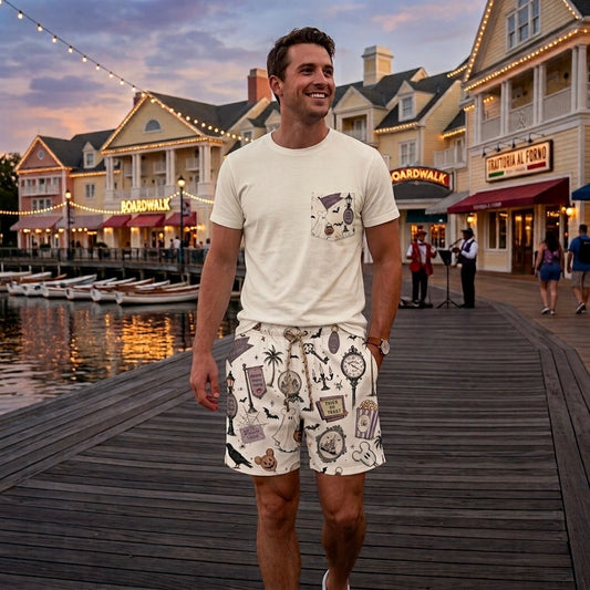 Happy Haunts Men’s Resortech™ Resort Shorts