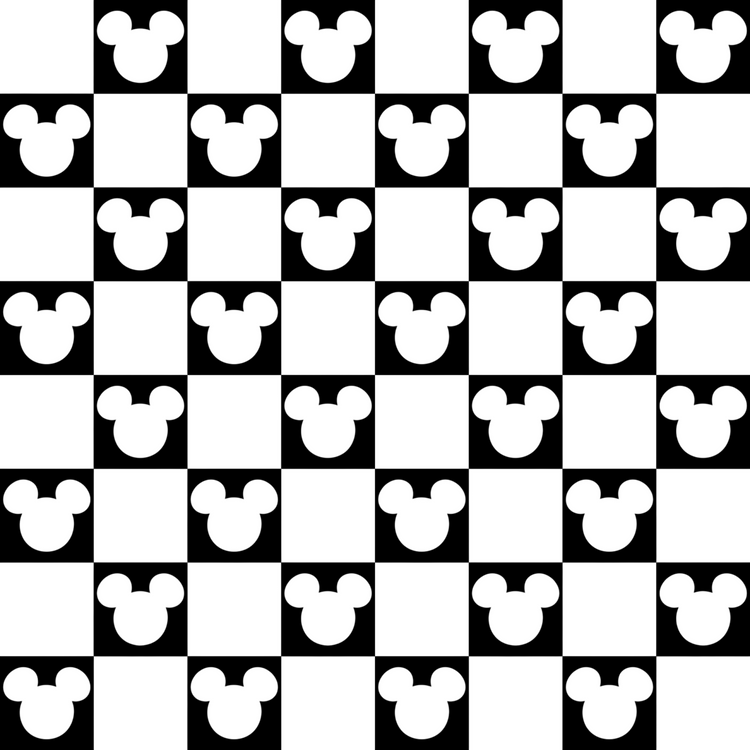 Monochrome Mouse Checks