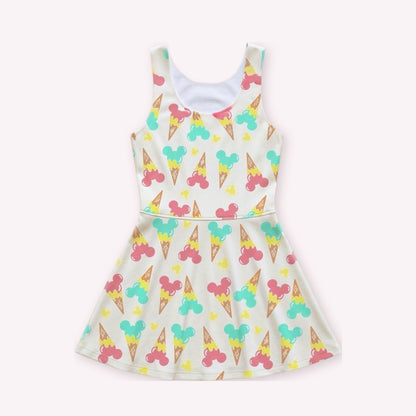 Women’s Mouse Ice Cream Performance Twirl Dress