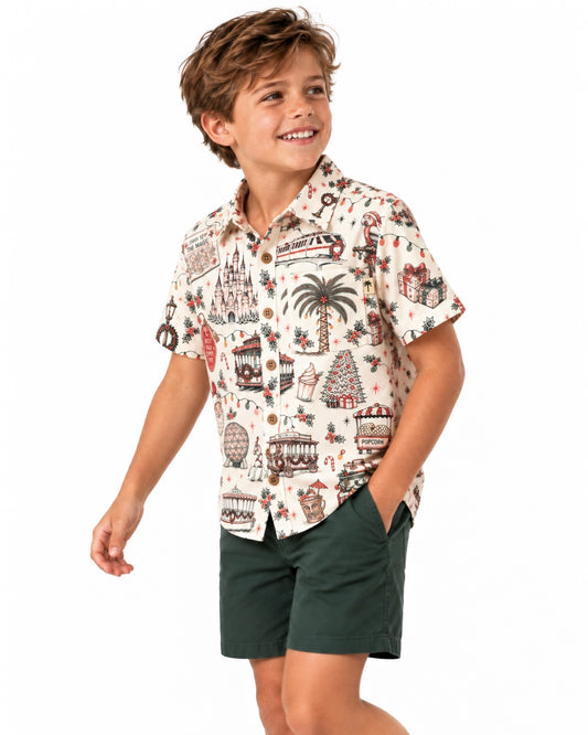 Christmas Keepsakes | Boys Resortech™ Button-Down