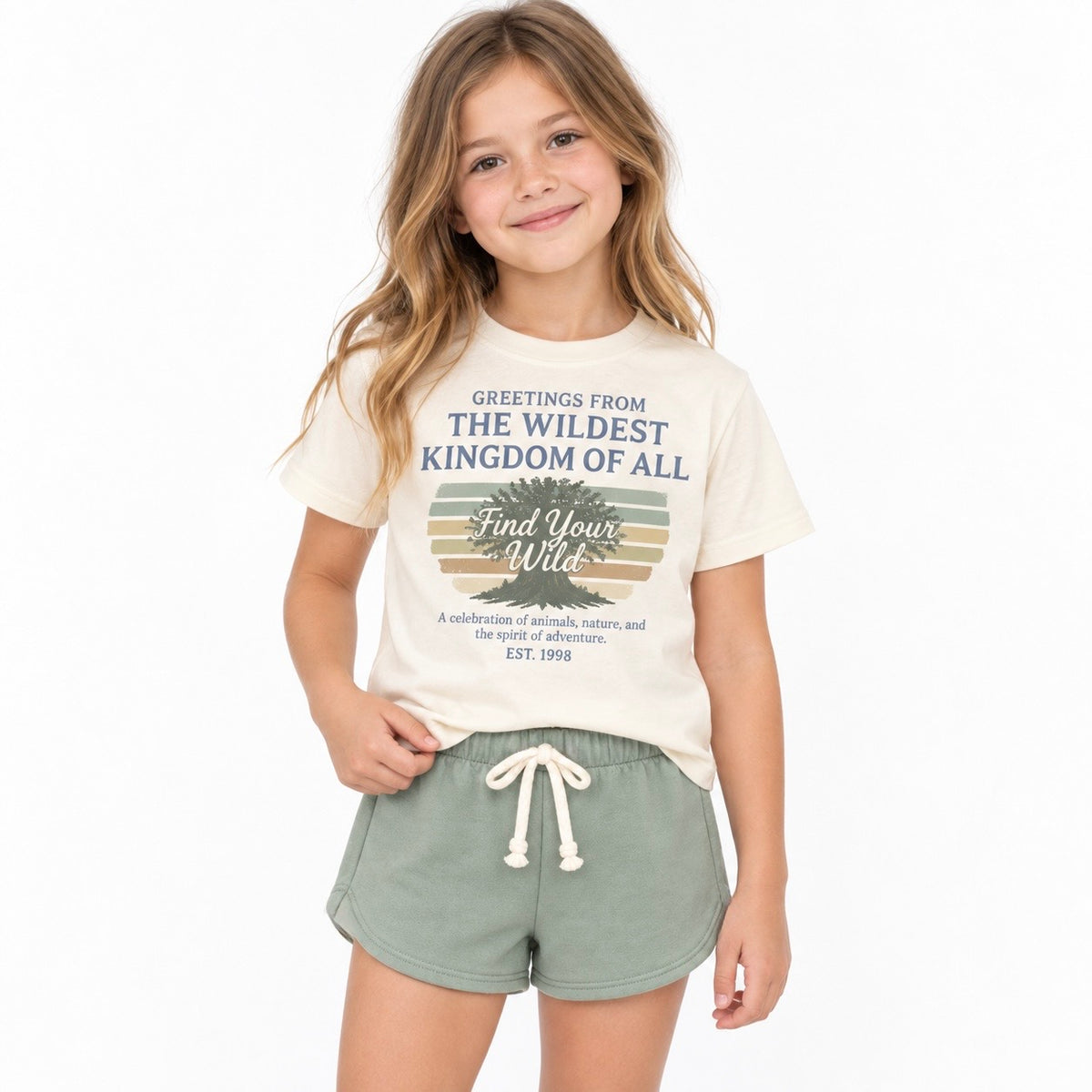 Sage | Kids Core Cotton Breezy Shorts