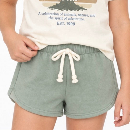 Sage | Kids Core Cotton Breezy Shorts