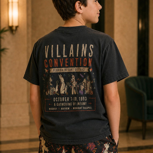 Villain Convention| Kids Twilight Charcoal Tee