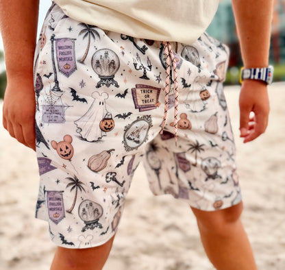 Happy Haunts | Boys Resortech™ Resort Shorts