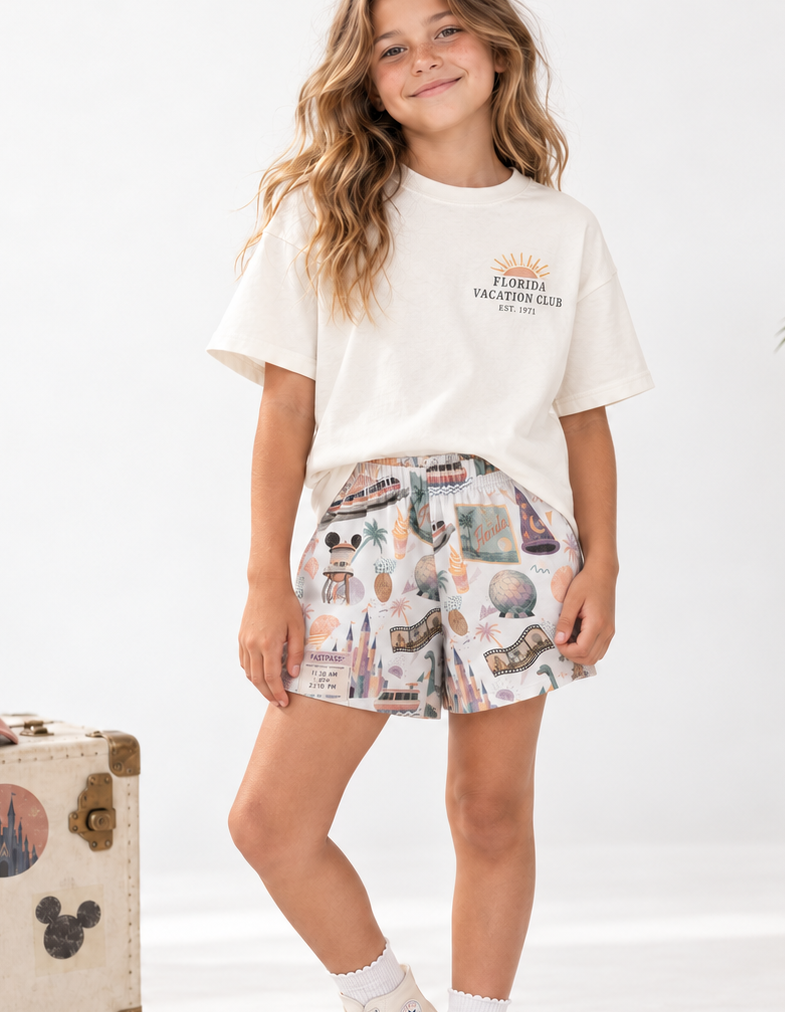 Park Hopper | Girls Clubhouse Cotton™ Breezy Shorts