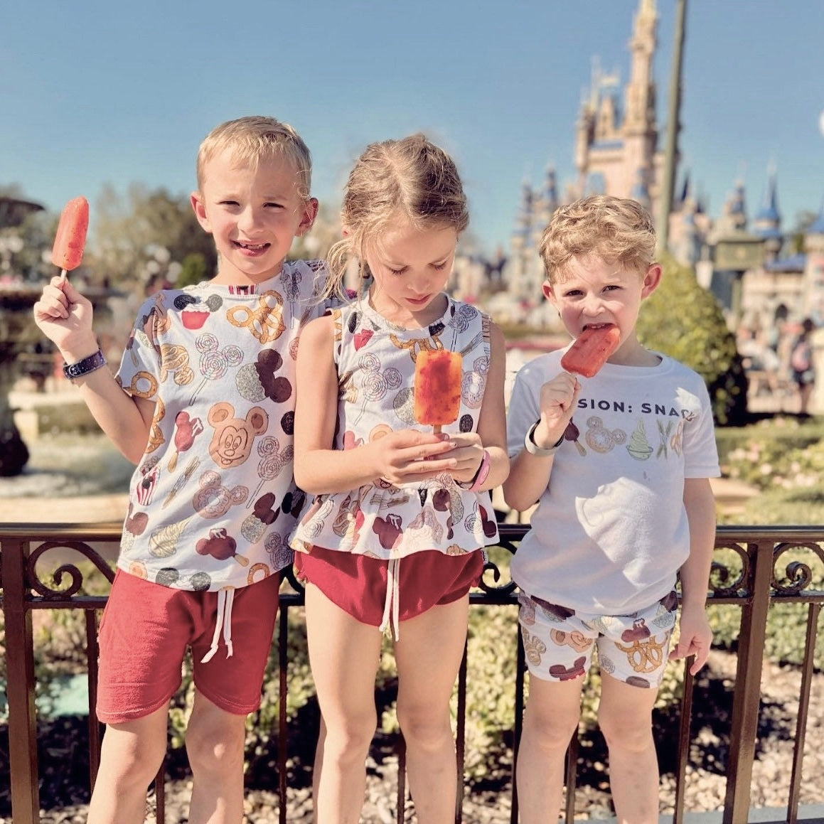 Kids Handcrafted Magical Snacks Flutter Tank & Optional Bottoms