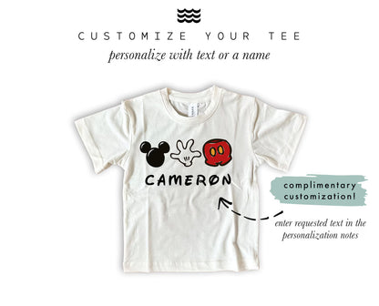 Kids Magic Mouse Customizable Graphic Tee & Optional Bottoms