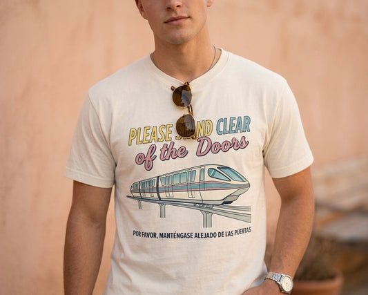 Adult Please Stand Clear Graphic Tee