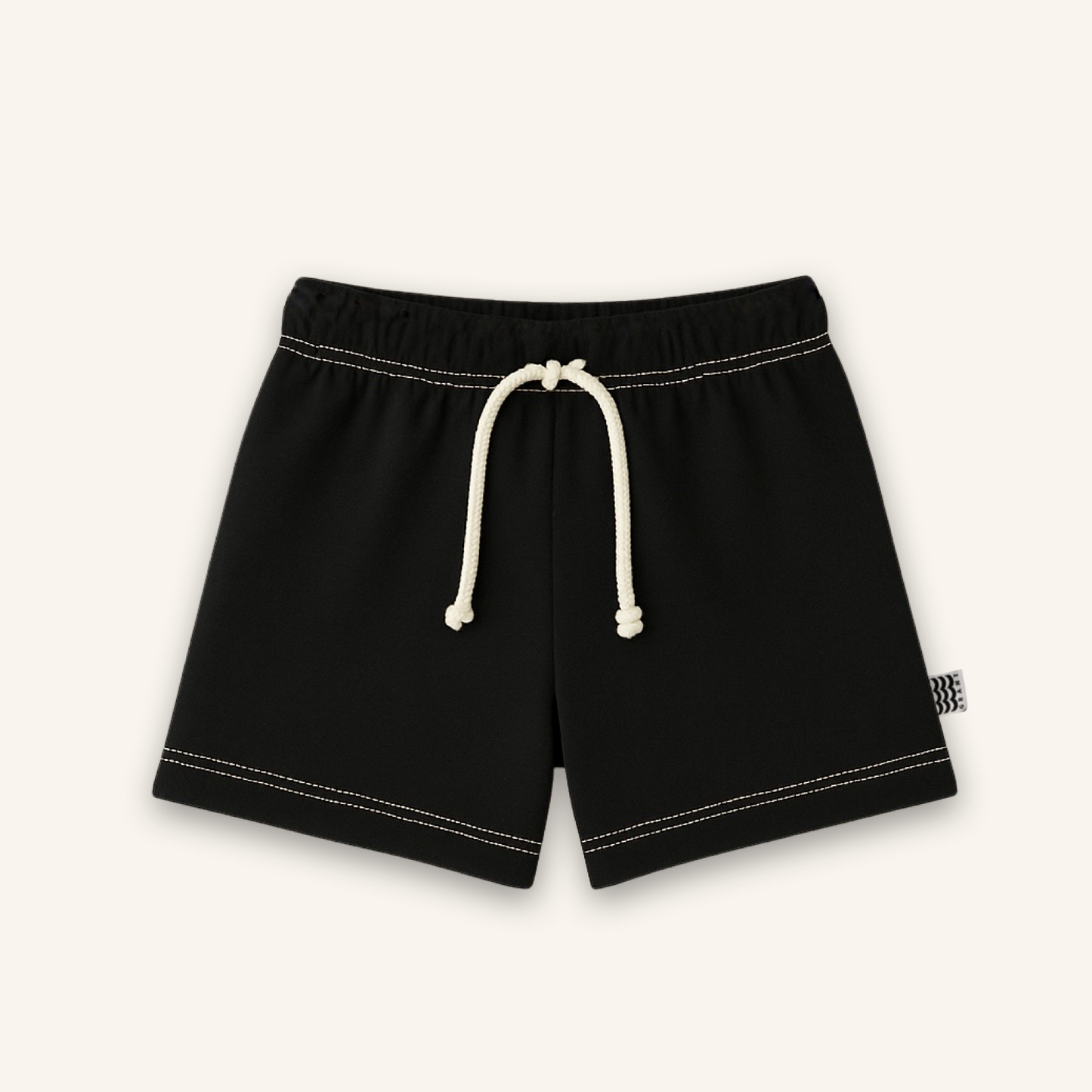 Kids Handcrafted Solid Coordinating Crew Shorts