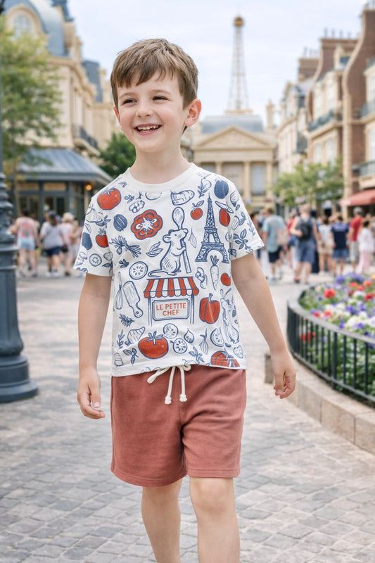 Kids Handcrafted Le Petite Market Top & Optional Bottoms