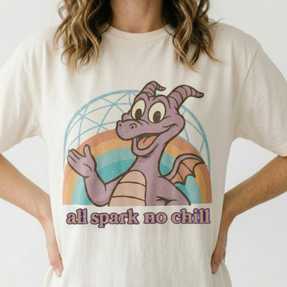 All Spark No Chill Figment Adult Graphic Tee