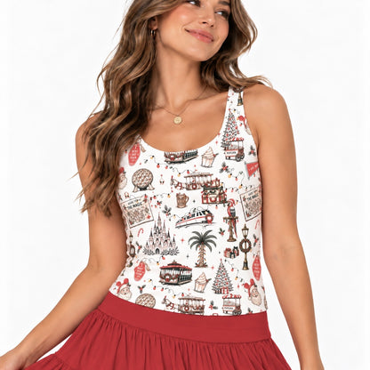 Christmas Keepsakes | Women’s Luxeflex™ Performance Tank + Optional Skirt