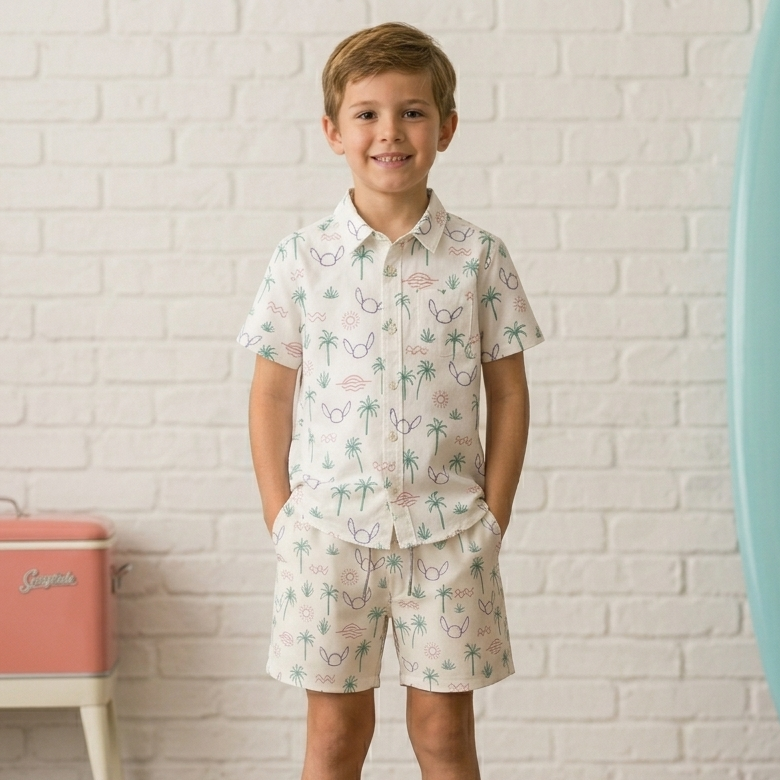 The Ohana Project Kids’ Resortech™ Button-Down [Presale Ships June 25]