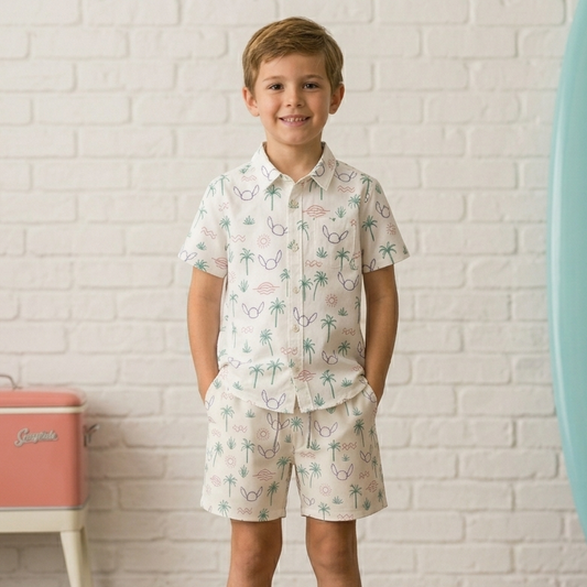The Ohana Project Boys’ Resortech™ Button-Down [Presale Ships June 25]