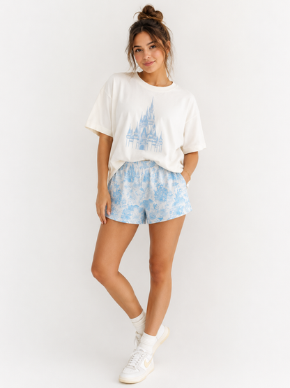 Women’s Princess Toile Essential Cotton Breezy Shorts