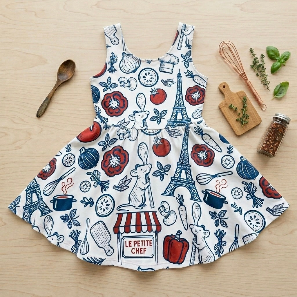 Girls Le Petite Market Twirl Dress