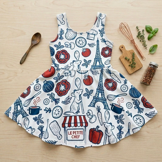 Girls Le Petite Market Twirl Dress