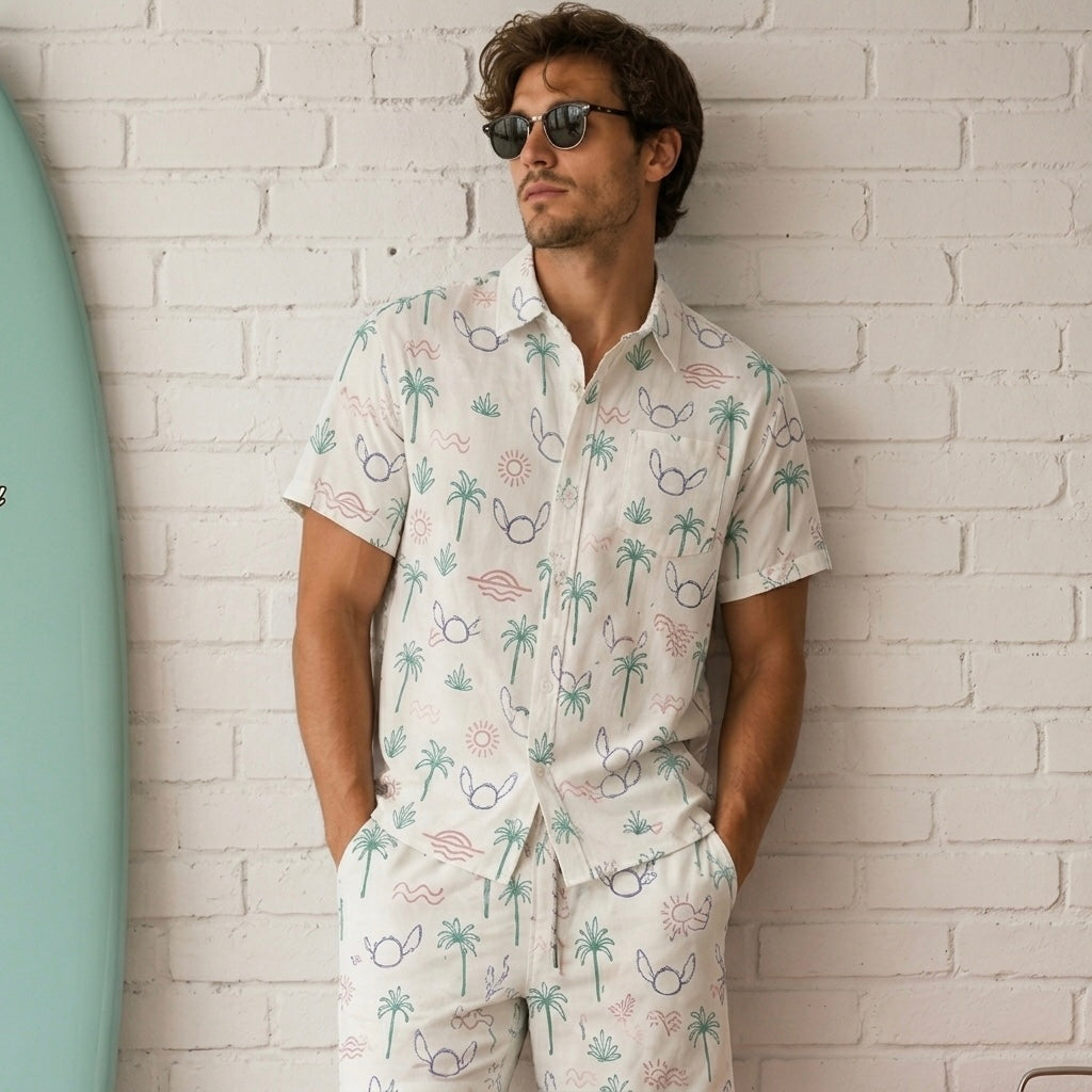 The Ohana Project Resortech™ Adult Button-Down [Presale Ships June 25]