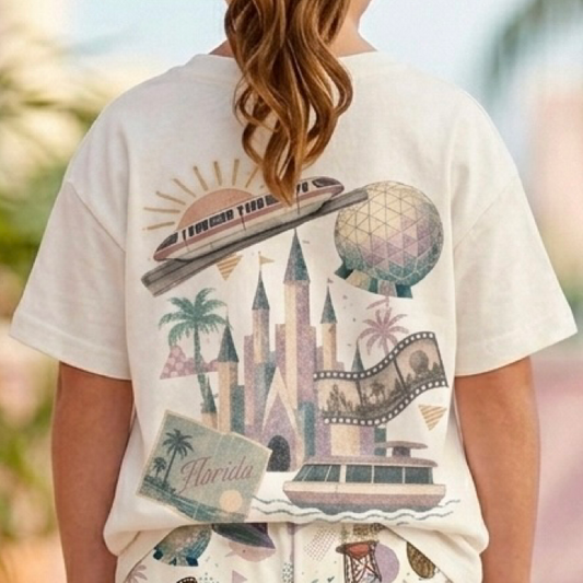 Kids Park Hopper Vacation Club  Graphic Tee & Optional Bottoms