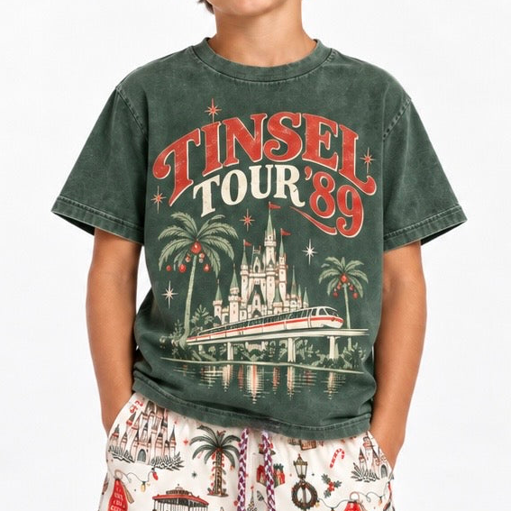 Tinsel Tour ’89 | Kids Heritage Wash™ Tee
