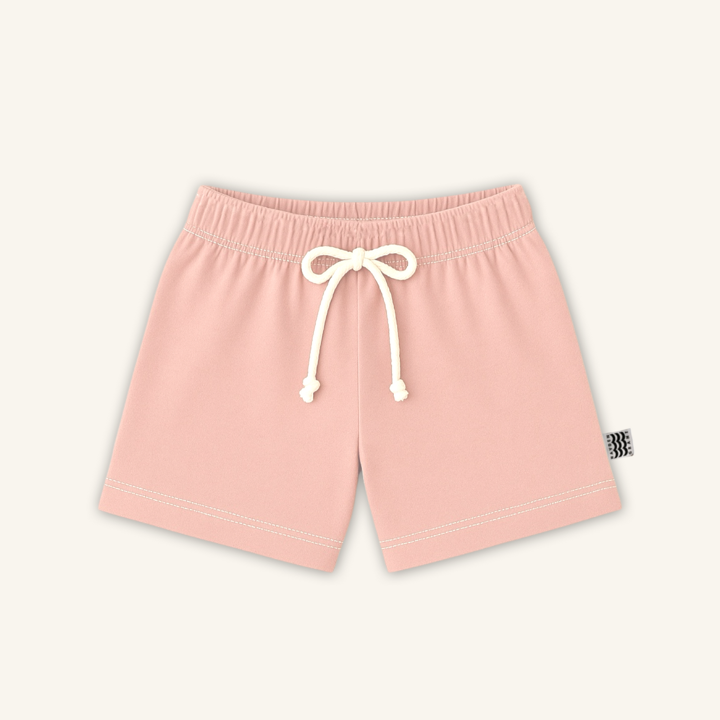 Kids Handcrafted Solid Coordinating Crew Shorts