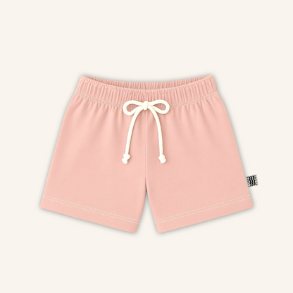 Kids Handcrafted Solid Coordinating Crew Shorts