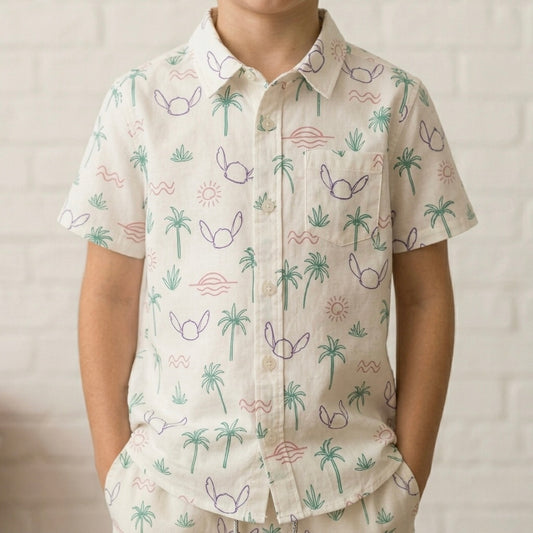 The Ohana Project Boys’ Resortech™ Button-Down [Presale Ships June 25]
