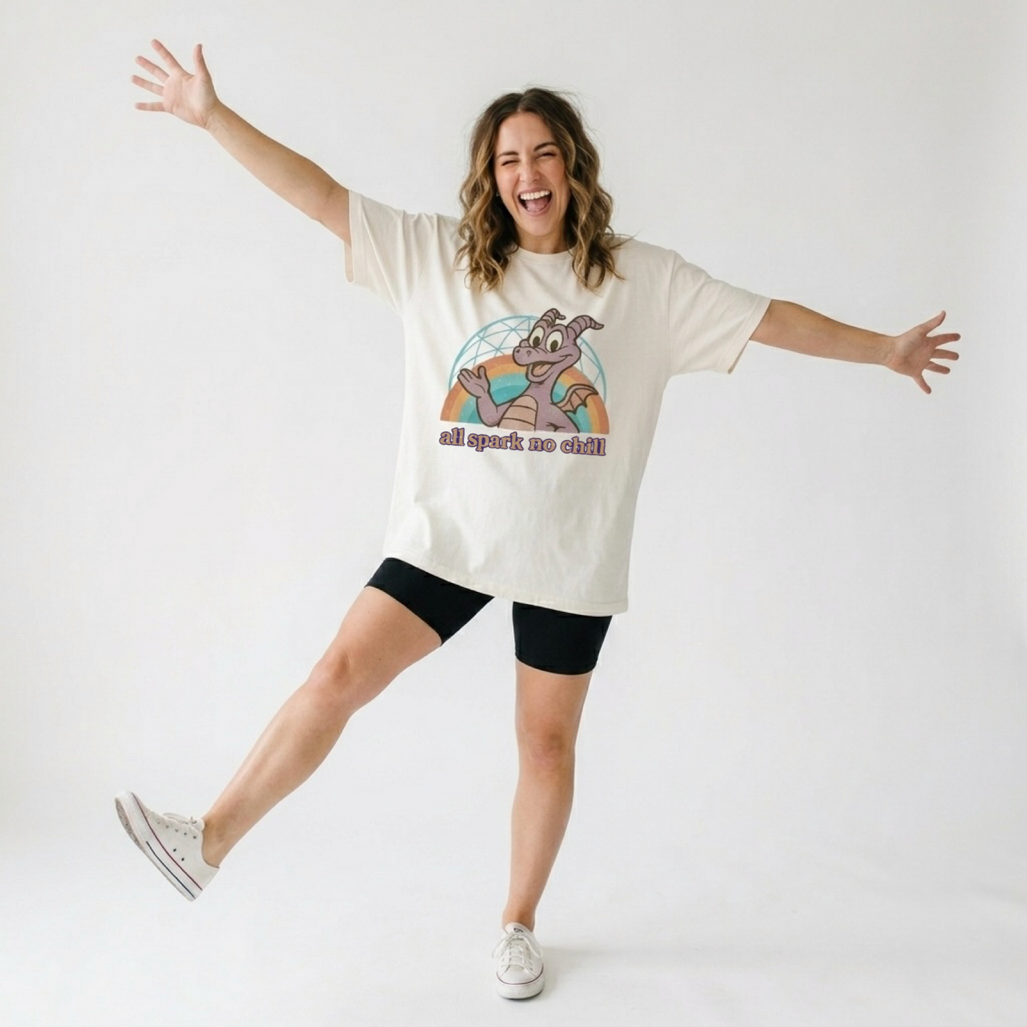All Spark No Chill Figment Adult Graphic Tee