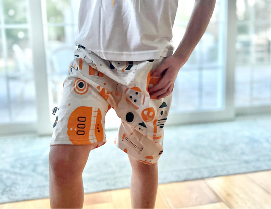 Kids Space Driod Graphic Tee & Optional Bottoms