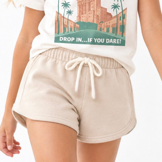 Stone | Kids Core Cotton Breezy Shorts