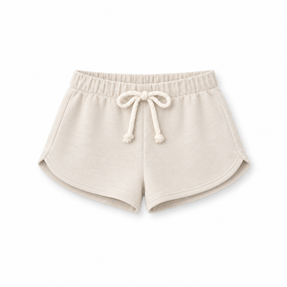 Stone | Kids Core Cotton Breezy Shorts