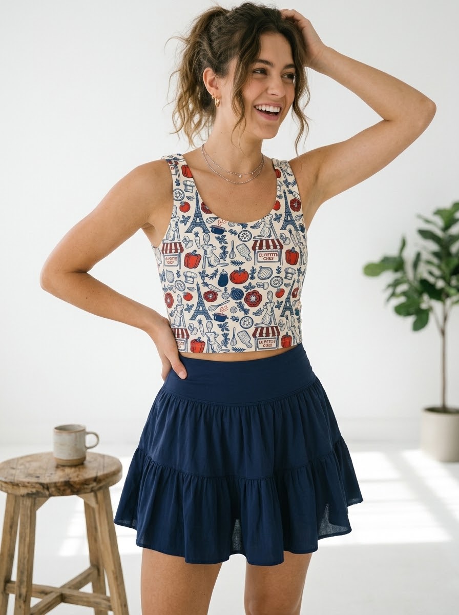 Le Petite Market | Women’s Luxeflex™ Performance Tank + Optional Pixie Skirt