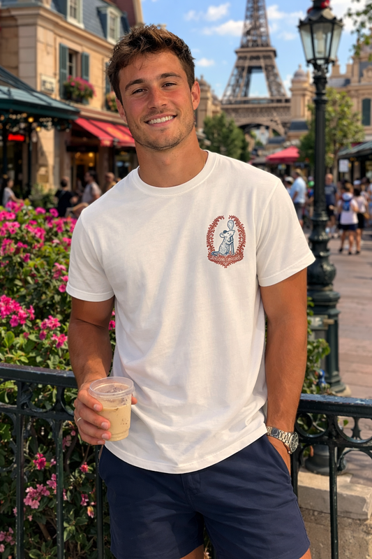 Adult Anyone Can Cook Badge Graphic Tee