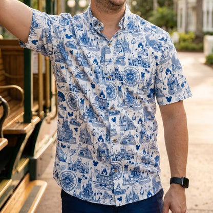 Park Toile | Men’s Resortech™ Button-Down