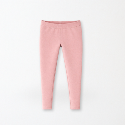 Kids Core Cotton Leggings in Petal