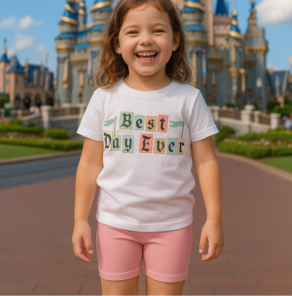 Kids Best Day Ever Graphic Tee & Optional Bottoms
