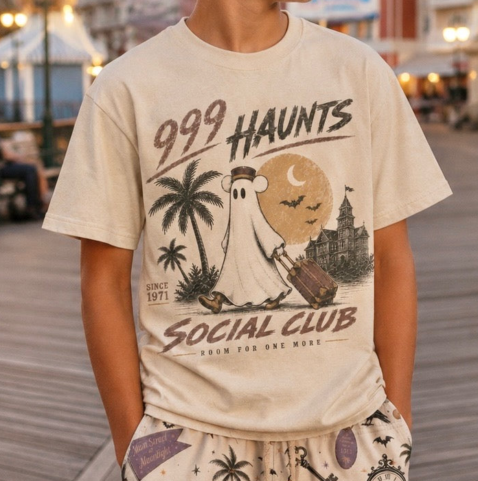 999 Haunts Social Club | Kids Heritage Wash Tee + Optional Bottoms