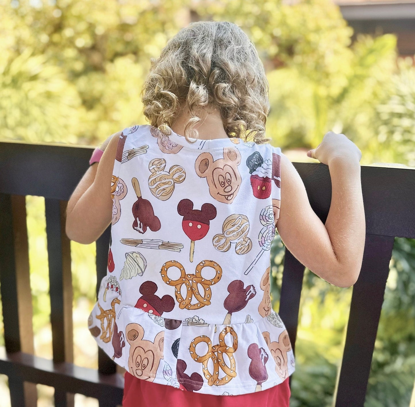Kids Handcrafted Magical Snacks Flutter Tank & Optional Bottoms