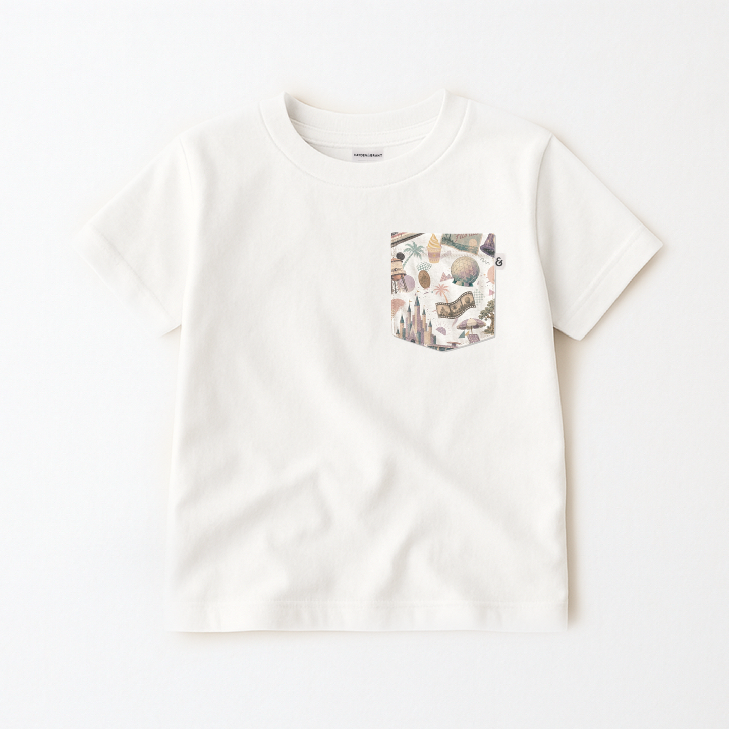 Kids Handcrafted Park Hopper Pocket Tee