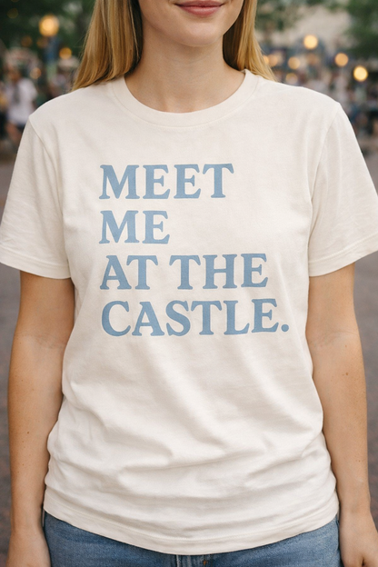 Meet Me At The Castle Adult Graphic Tee