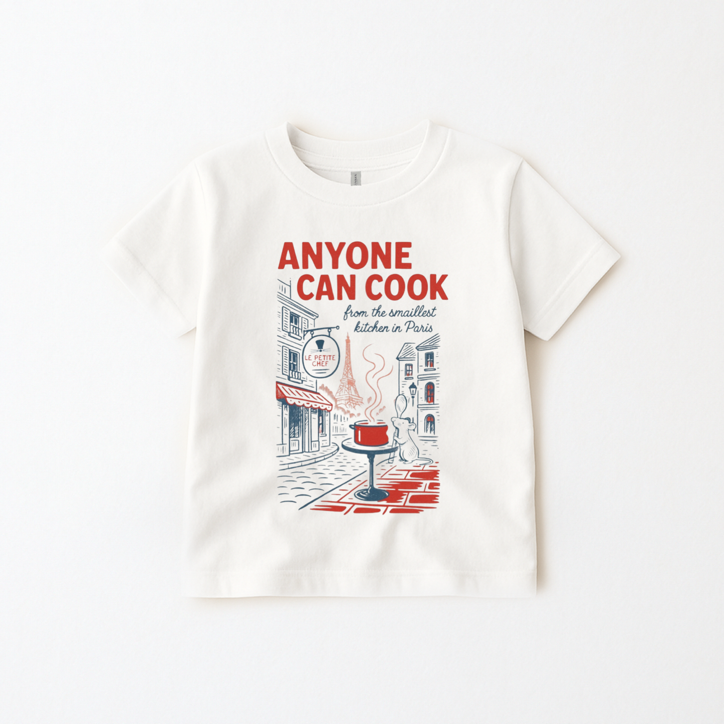 Kids Anyone Can Cook Graphic Tee & Optional Bottoms