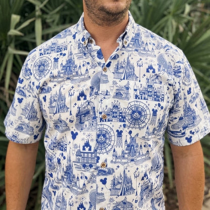 Park Toile | Men’s Resortech™ Button-Down