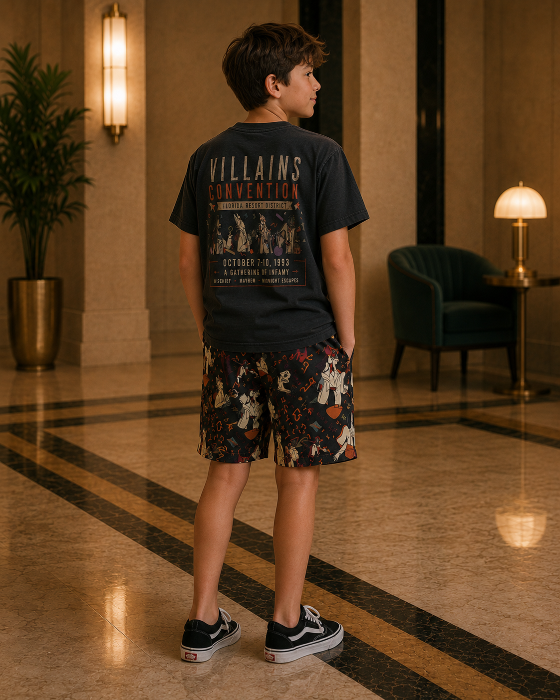 Villain Convention| Kids Twilight Charcoal Tee