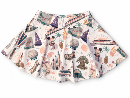 Park Hopper | Girls Luxeflex™ Performance Skirt