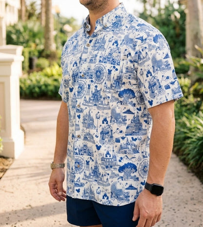 Park Toile | Men’s Resortech™ Button-Down