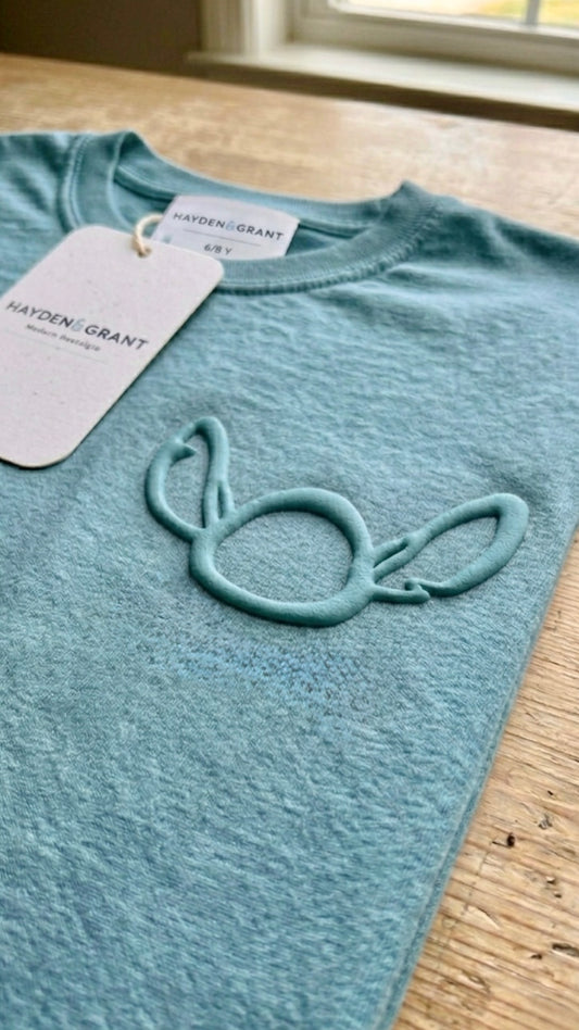 Adult Sunwashed Ohana Project Puff Graphic Tee