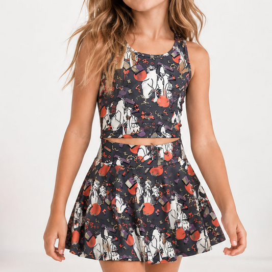 Villain Era | Girls Luxeflex™ Performance Tank + Matching Skirt
